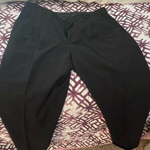Men's Liz Claiborne Dress Pants - Pleated Front with Cuffs 38/30 Black